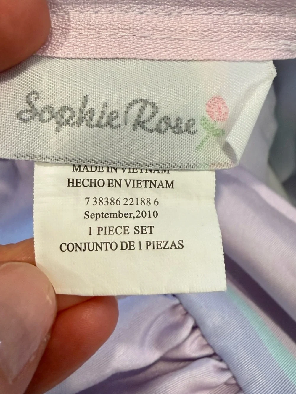 Sophie Rose sleeveless pastel colored stripe girls dress size 6